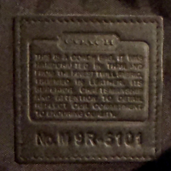 Coach Leather and Nylon Laptop Messenger Bag Silver Hardware - Picture 4 of 5